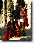 Emanuele und Gladiatoren
