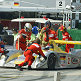 Pitstop of the #2 Infineon Audi R8