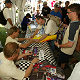 Johnny Herbert and Stefan Johansson at the autograph session