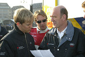 Mattias Ekström with Head of Audi Motorsport Dr Wolfgang Ullrich