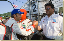 Marco Werner and Team Owner Dave Maraj
