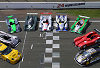The most important competitors at Le Mans (from left to right: Chevrolet, Cadillac, MG, Bentley, Audi, Chrysler, Courage-Peugeot, Panoz, Saleen)