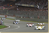 The start of the 24 Hours of Le Mans