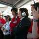 Team Audi Sport North America (Team director Reinhold Joest 2nd from right)