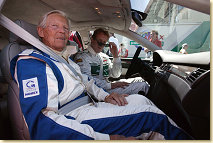 Paul Frère and Frank Biela in the Audi RS 6