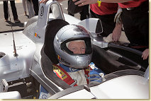 Paul Frère in the cockpit of the Audi R8