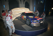 The Audi drivers unveilling the Audi A4 DTM 2005