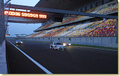 Audi Le Mans quattro, Audi 90 IMSA-GTO and the Audi R8 on the new Formula 1 circuit at Shanghai