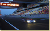 Audi R8 on the new Formula 1 track at Shanghai