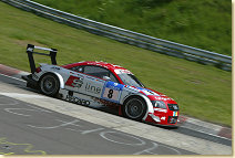 Abt-Audi TT-R #8 during qualifying for the 24 Hours