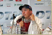 Mattias Ekström after his victory