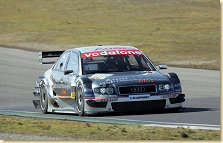 Christian Abt in the Audi A4 DTM testing in Mugello (I)